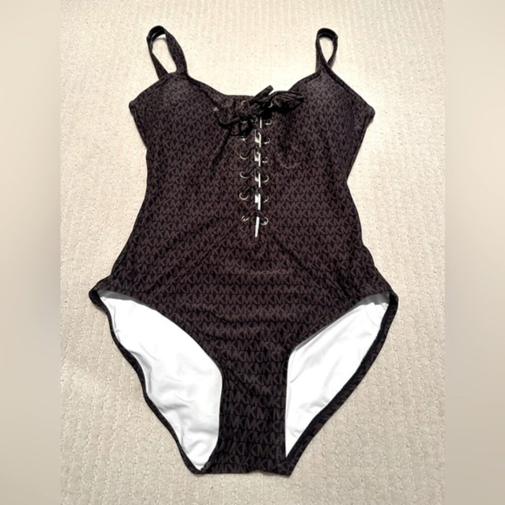 Michael Kors Logo Swimsuit size 10